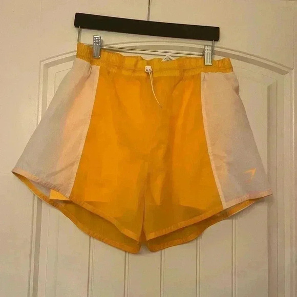 GymShark Orange & White Running Shorts size Large - Picture 3 of 8